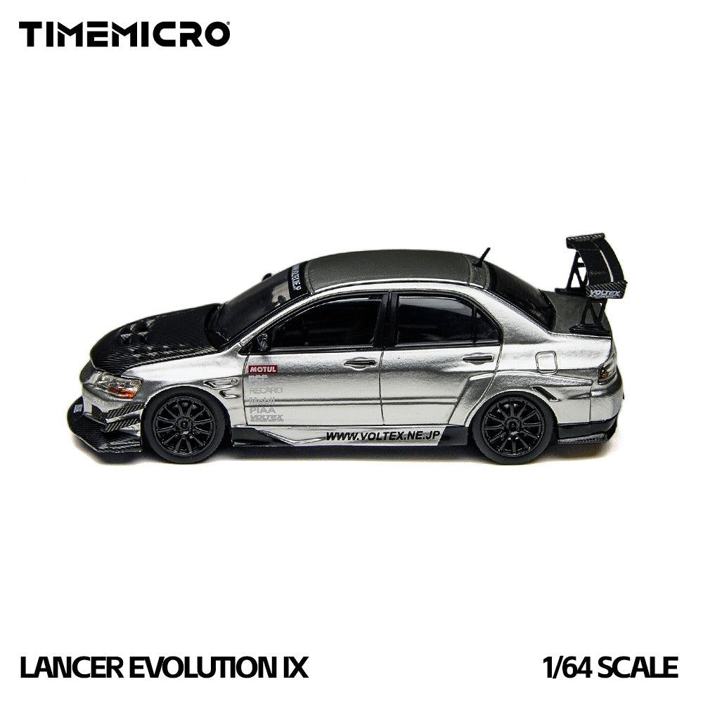 [TIME MICRO] 1:64 Mitsubishi Lancer Evolution IX Silver