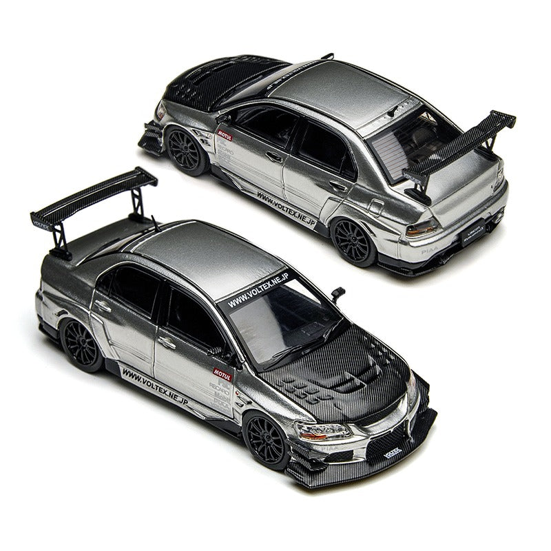 [TIME MICRO] 1:64 Mitsubishi Lancer Evolution IX Silver