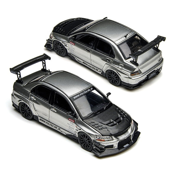 [TIME MICRO] 1:64 Mitsubishi Lancer Evolution IX Silver