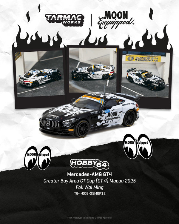 [TARMAC WORKS] 1:64 Mercedes-AMG GT4 Greater Bay Area GT Cup (GT 4) Macau 2025 Fok Wai Ming
