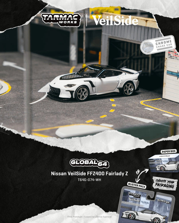 [TARMAC WORKS] 1:64 Nissan VeilSide FFZ400 Fairlady Z White