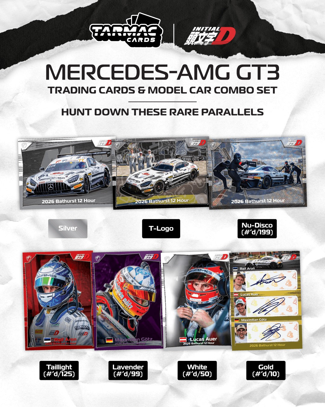 [TARMAC WORKS] 1:64 Mercedes-AMG GT3 Bathurst 12h 2026 Craft-Bamboo Racing Ralf Aron / Lucas Auer / Maximilian Götz