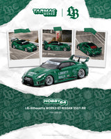 [TARMAC WORKS] 1:64 LB-Silhouette Works GT Nissan 35GT-RR Emerald Green - Toy Space Diecast Online Store Singapore