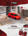 [TARMAC WORKS] 1:64 Mitsubishi Lancer GSR Evolution III Red - Toy Space Diecast Online Store Singapore