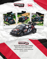 [TARMAC WORKS] 1:64 Toyota GR Yaris Rally1 Hybrid Safari Rally Kenya 2024 Winner Kalle Rovanperä / Jonne Halttunen