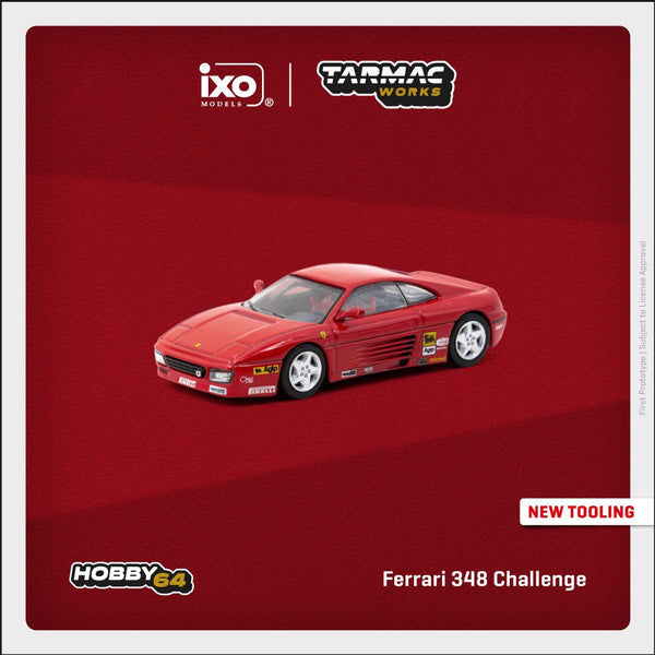 [TARMAC WORKS] 1:64 Ferrari 348 Challenge Presentation - HOBBY64