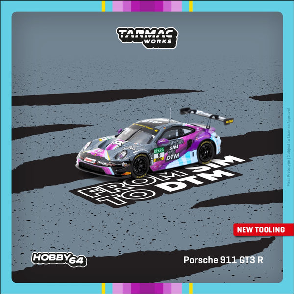 [TARMAC WORKS] 1:64 Porsche 911 GT3 R DTM 2023 Tim Heinemann - HOBBY64