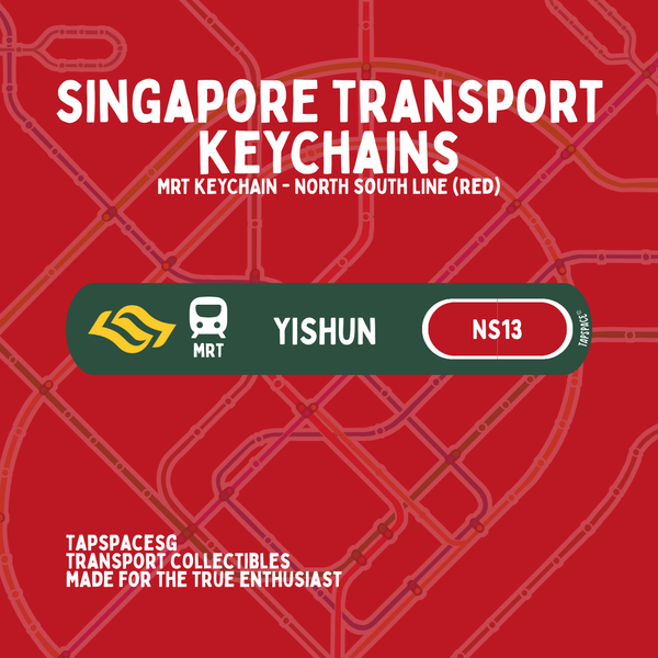 Yishun MRT Station Keychain