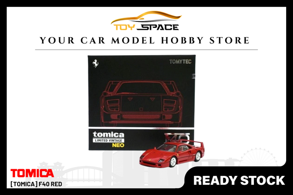 [TOMICA] F40 Red - Toy Space Diecast Online Store Singapore