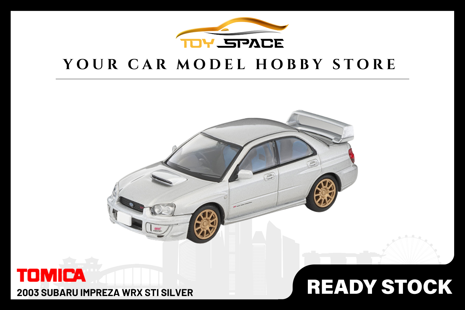 [TOMICA] 2003 Subaru Impreza WRX STI Silver