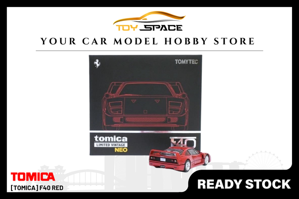 [TOMICA] F40 Red - Toy Space Diecast Online Store Singapore