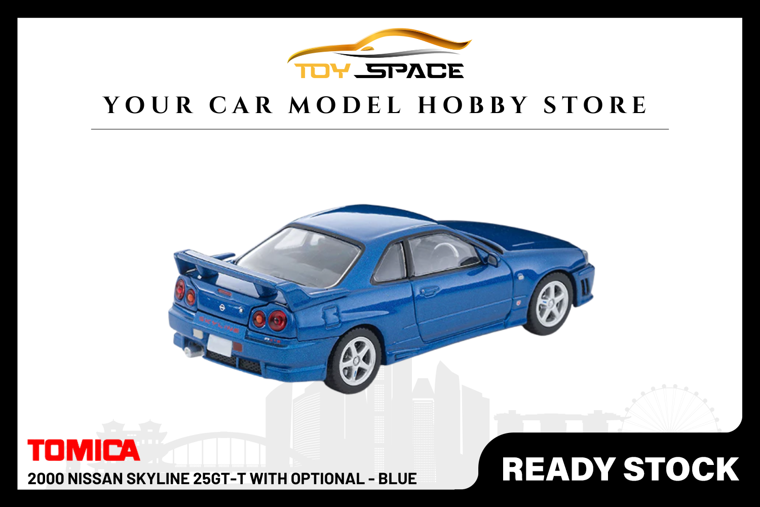[TOMICA] 2000 Nissan Skyline 25GT-T With Optional - Blue