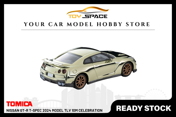 [TOMICA] Nissan GT-R T-Spec 2024 Model TLV 10M Celebration Edition - Toy Space Diecast Online Store Singapore
