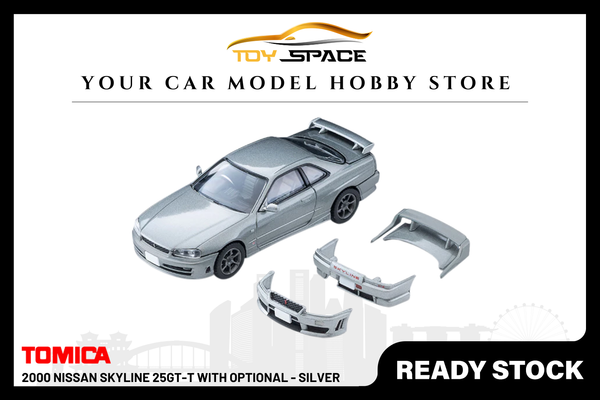[TOMICA] 2000 Nissan Skyline 25GT-T With Optional - Silver