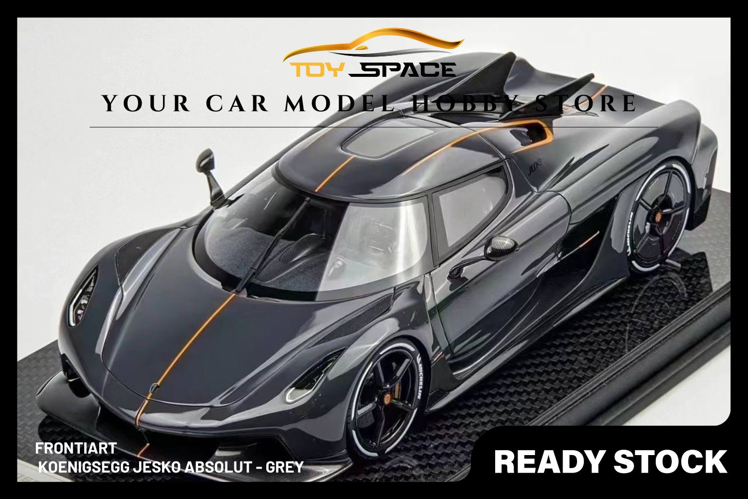 [FRONTIART] 1:18 Koenigsegg Jesko Absolut Grey