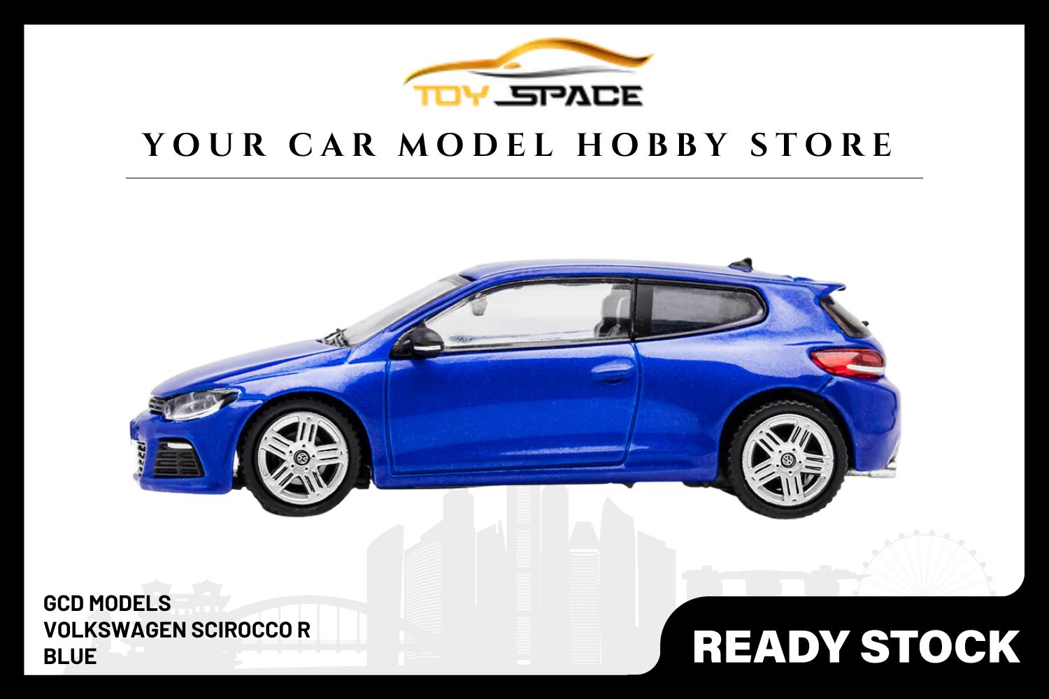 [GCD] 1/64 Volkswagen Scirocco R - Blue