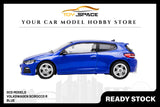 [GCD] 1/64 Volkswagen Scirocco R - Blue - Toy Space Diecast Online Store Singapore