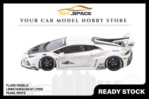 [FLAME] 1/64 LBWK Huracan GT LP610 Pearl White