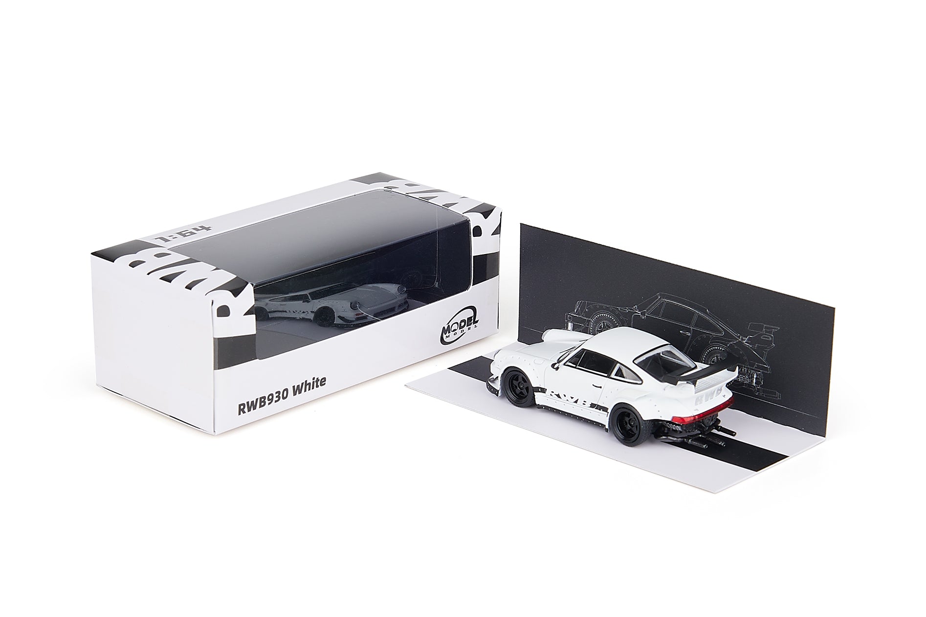 [MODEL MODEL] 1:64 RWB 930 White