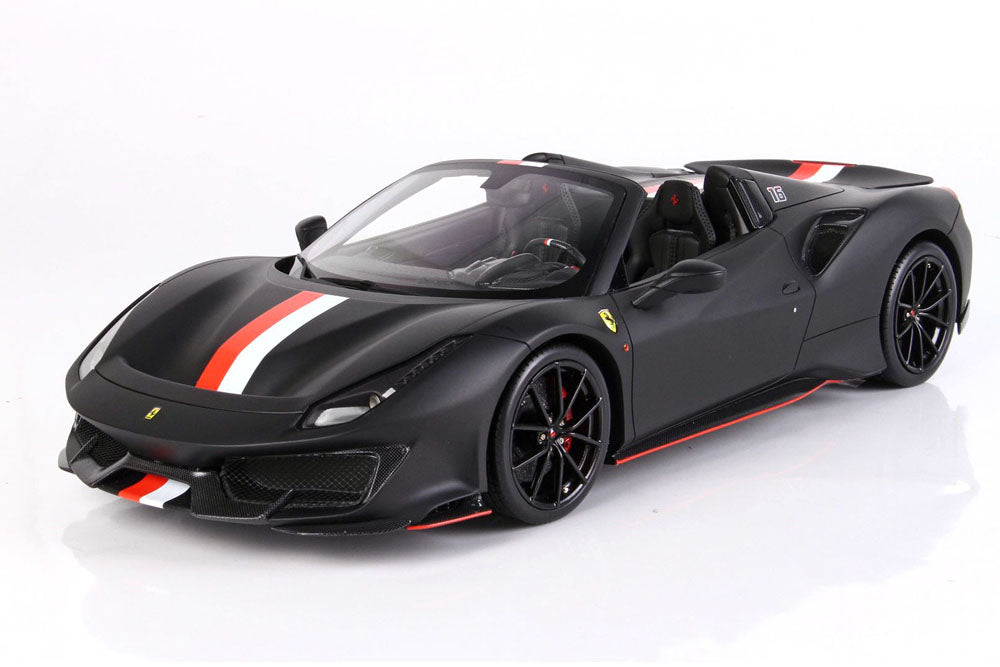 [BBR MODELS] 1:12 Ferrari 488 Pista Spider Open Roof Charles Leclerc