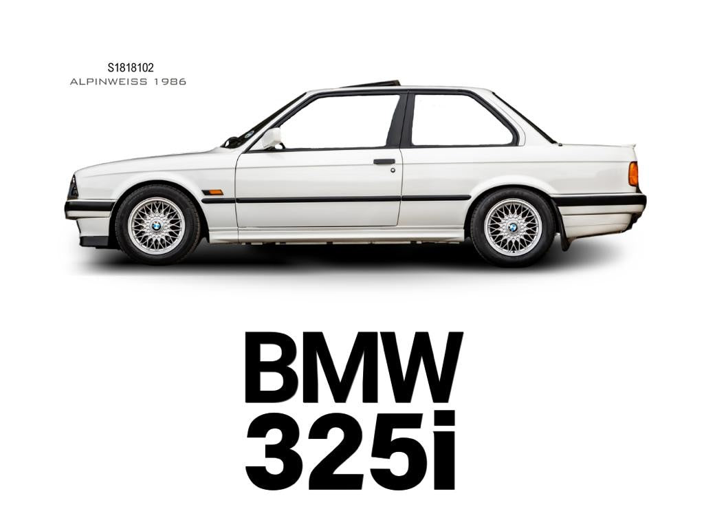 [SOLIDO] 1:18 BMW 325I Alpinweiss 1986