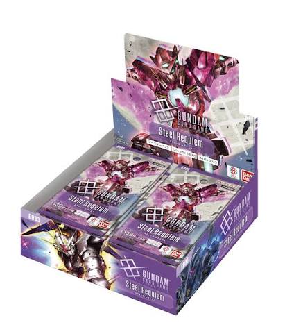 Gundam TCG: GD03 Steel Requiem Booster [JAPANESE VER] - Toy Space Diecast Online Store Singapore