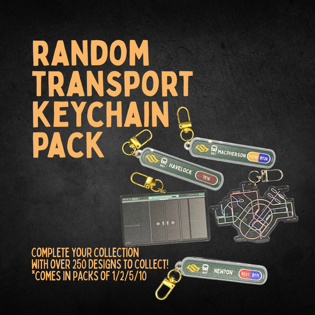 Random Transport Keychain Pack