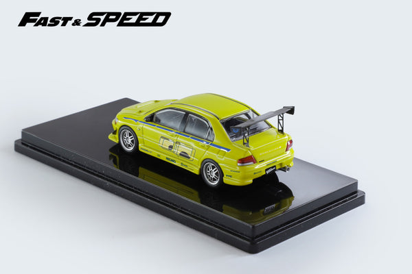 FS 1/64 Lancer Evolution EVO VII FNF Green