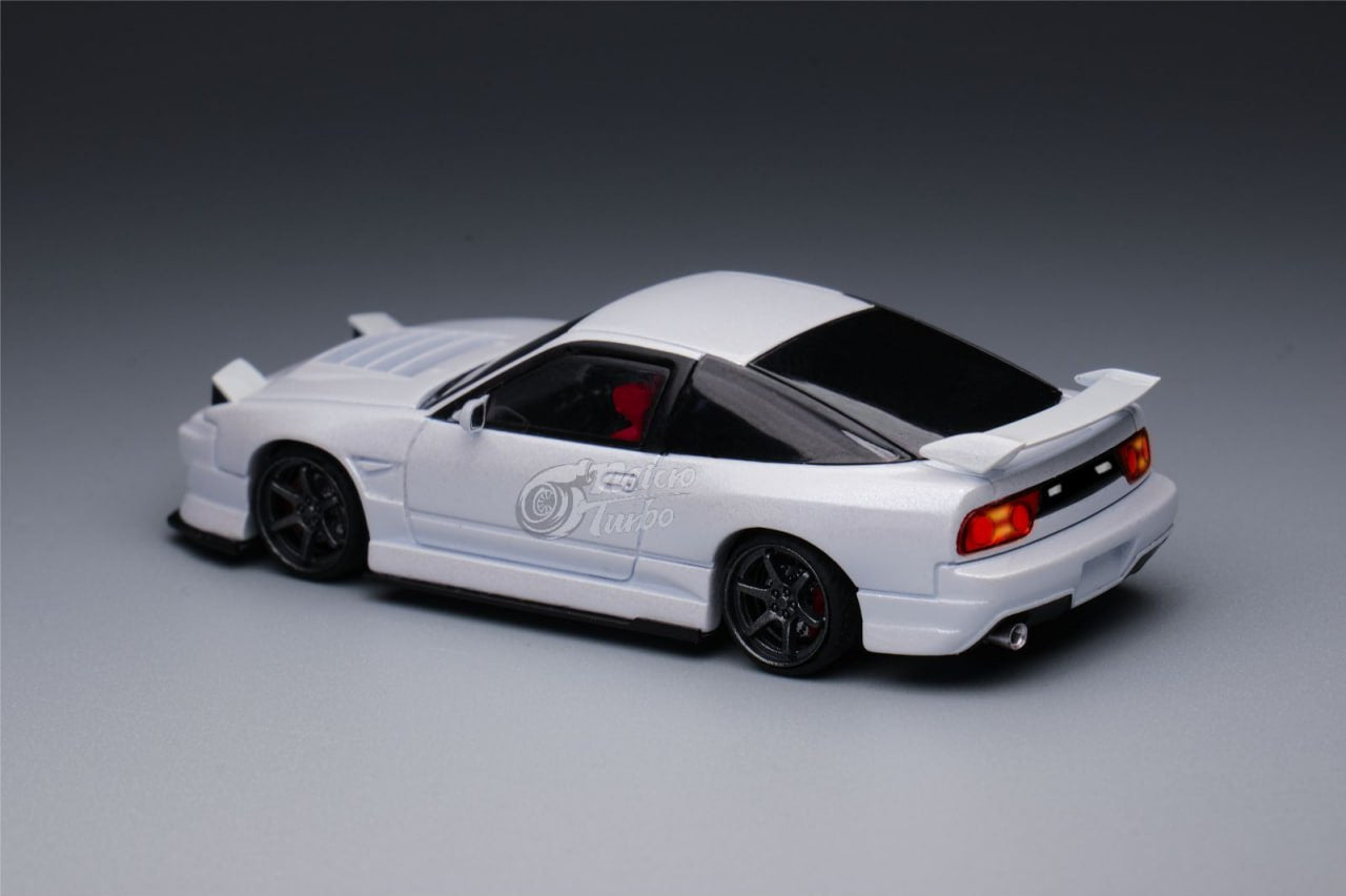 Micro Turbo 1/64 180SX Spirit Rei MIYABI White