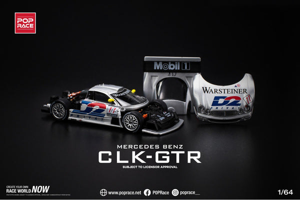 [POP RACE] 1/64 Mercedes-Benz CLK AMG GTR - 1997 Fia GT D2 Privat