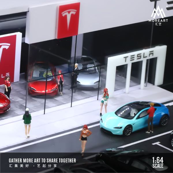 [MOREART] 1/64 Tesla 4S Showroom Model