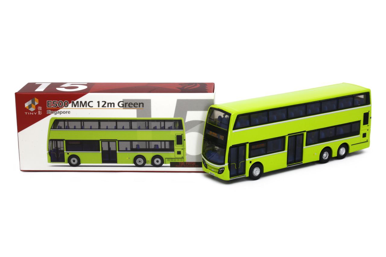 [TINY] SG15 Diecast - E500 MMC Bus Green (143)