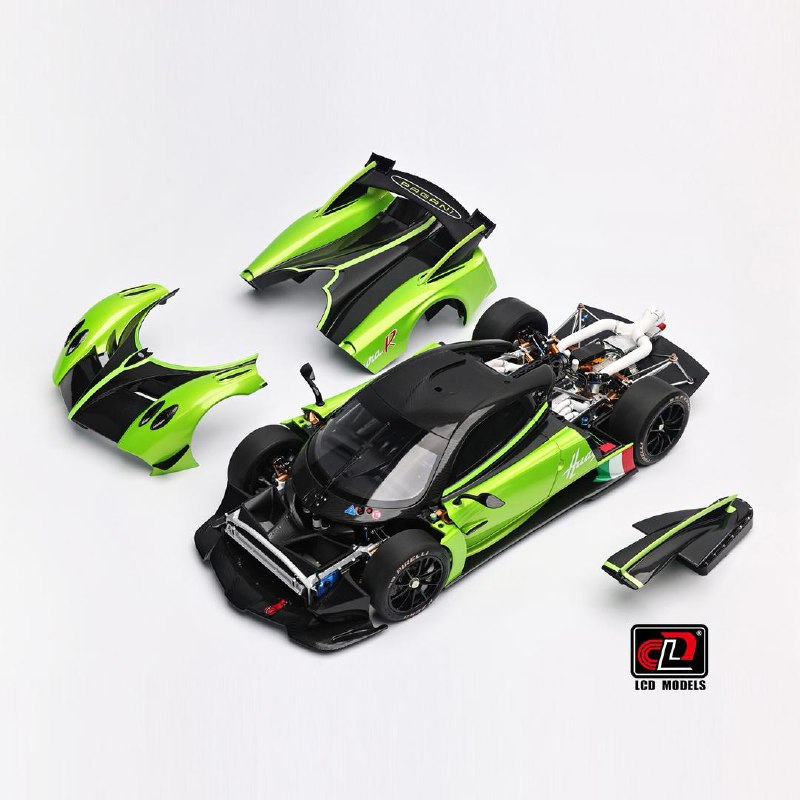[LCD] 1:18 Pagani Huayra R - Verde (Green) Firenze