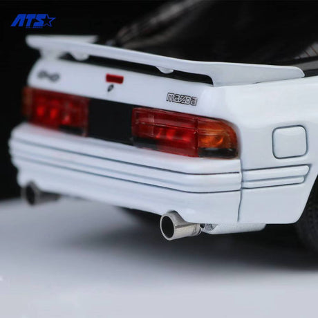 [ATS CAR MODEL] 1:64 Mazda RX-7 FC3S White - Toy Space Diecast Online Store Singapore