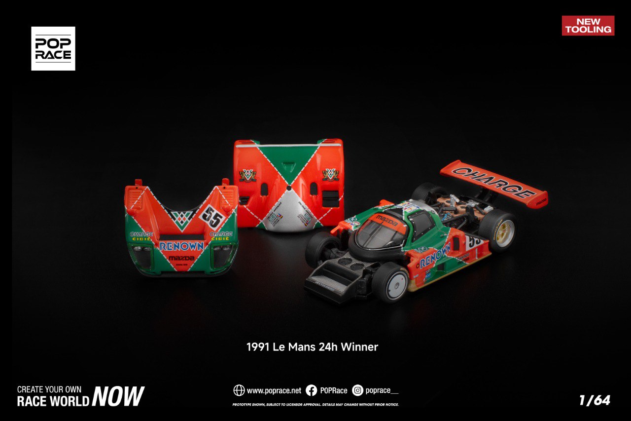 [POP RACE] 1:64 Mazda 787B 1991 LE Mans 24H Winner