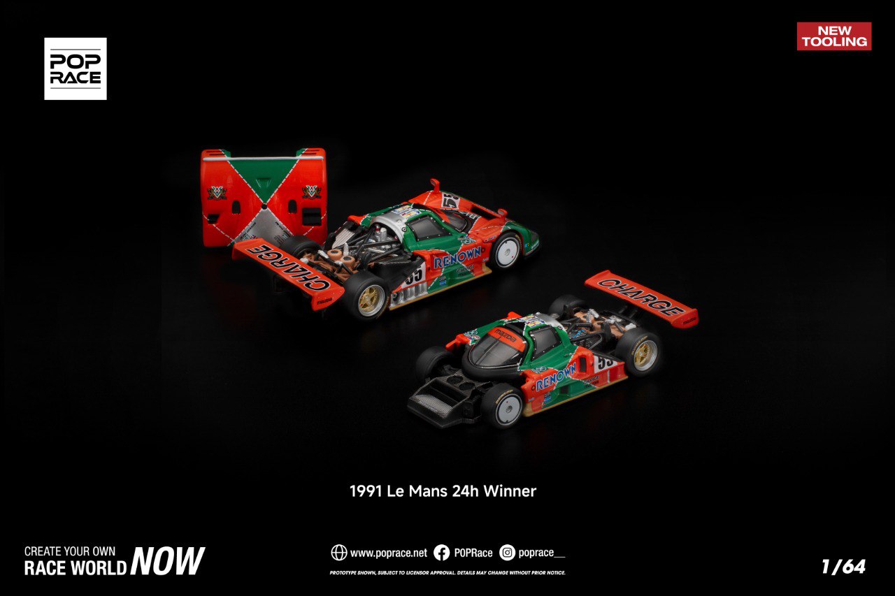 [POP RACE] 1:64 Mazda 787B 1991 LE Mans 24H Winner
