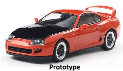 [SOLIDO] 1:43 Toyota Supra MK.4 Orange Custom 2001