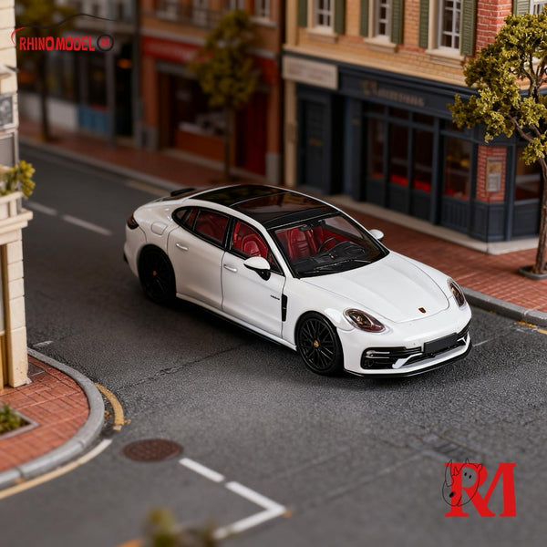 [RHINO MODEL] 1:64 Porsche Panamera 2nd Generation 971 White