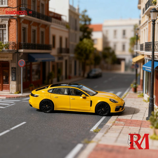 [RHINO MODEL] 1:64 Porsche Panamera 2nd Generation 971 Yellow