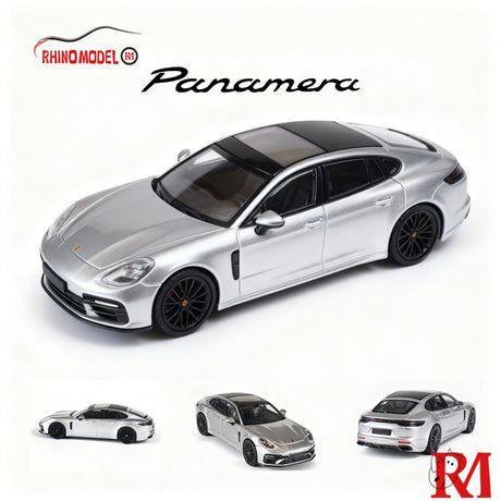 [RHINO MODEL] 1:64 Porsche Panamera 2nd Generation 971 Silver - Toy Space Diecast Online Store Singapore