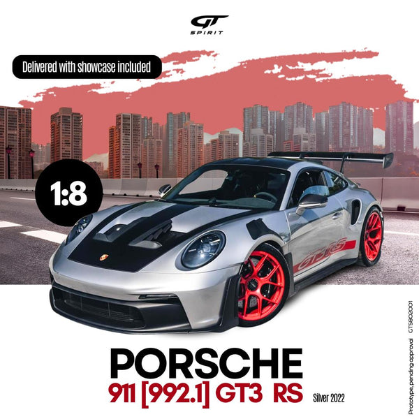 [GT SPIRIT] 1:8 Porsche 911 [992.1] GT3 RS Silver 2022