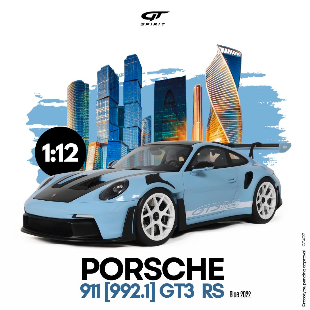 [GT SPIRIT] 1:12 Porsche 911 [992.1] GT3 RS Blue 2022 [GT497]