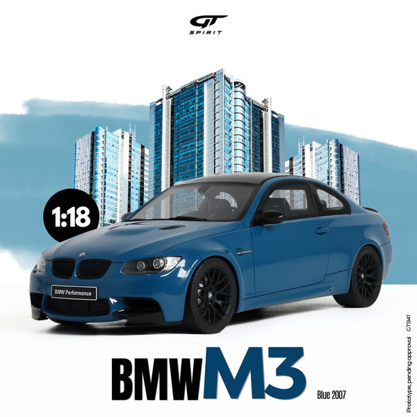 [GT SPIRIT] 1:18 BMW M3 E92 Blue 2007 [GT941]