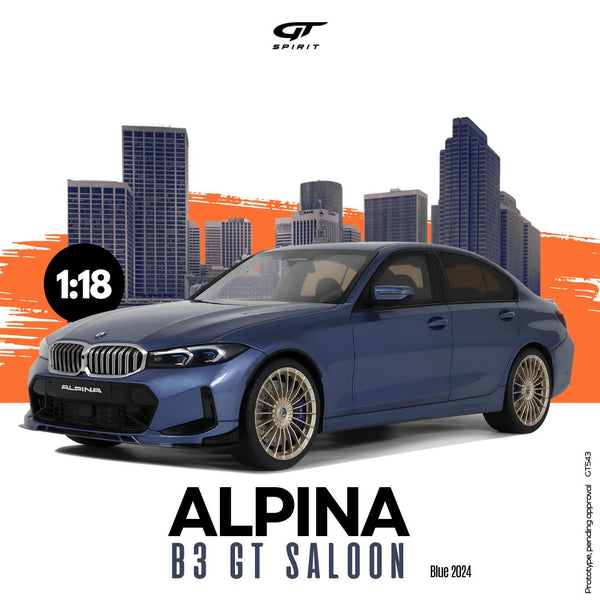 [GT SPIRIT] 1:18 Alpina B3 GT Saloon Blue 2024 [GT543]