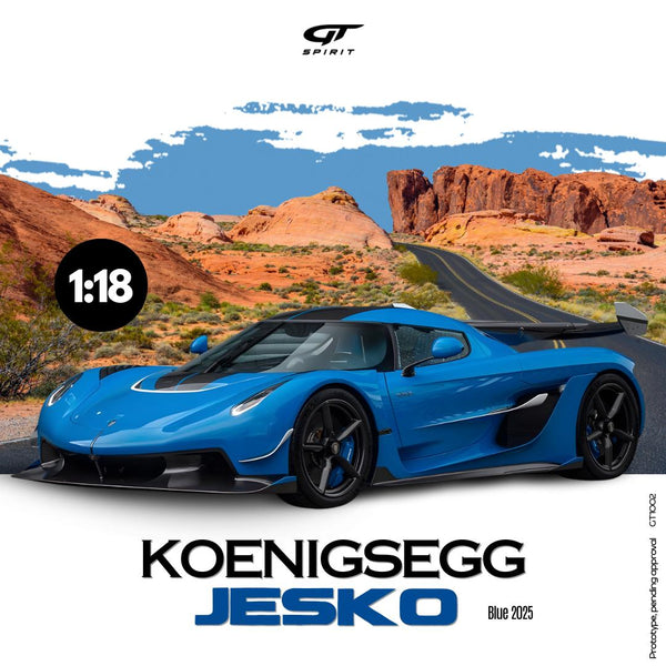 [GT SPIRIT] 1:18 Koenigsegg Jesko Blue 2025 [GT1002]