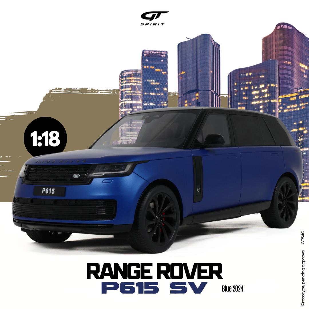 [GT SPIRIT] 1:18 Range Rover P615 SV Blue 2024 [GT540]