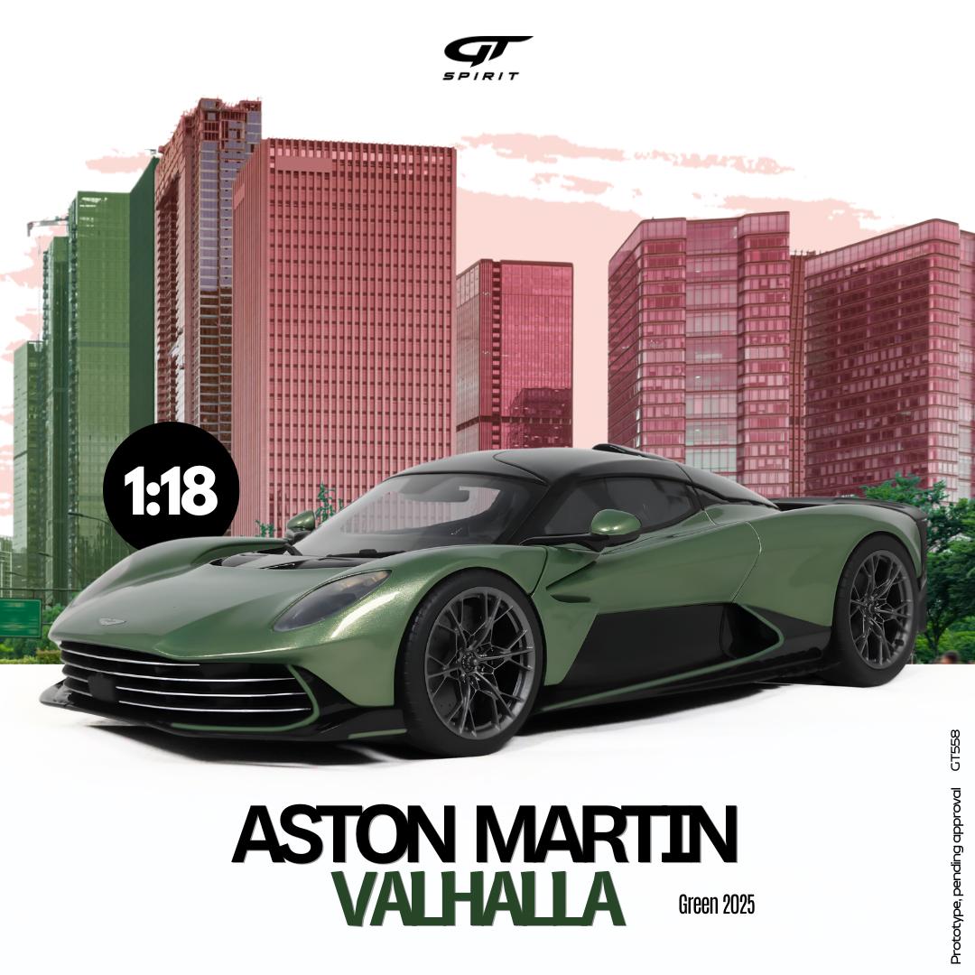 [GT SPIRIT] 1:18 Aston Martin Valhalla Green 2025 [GT558]