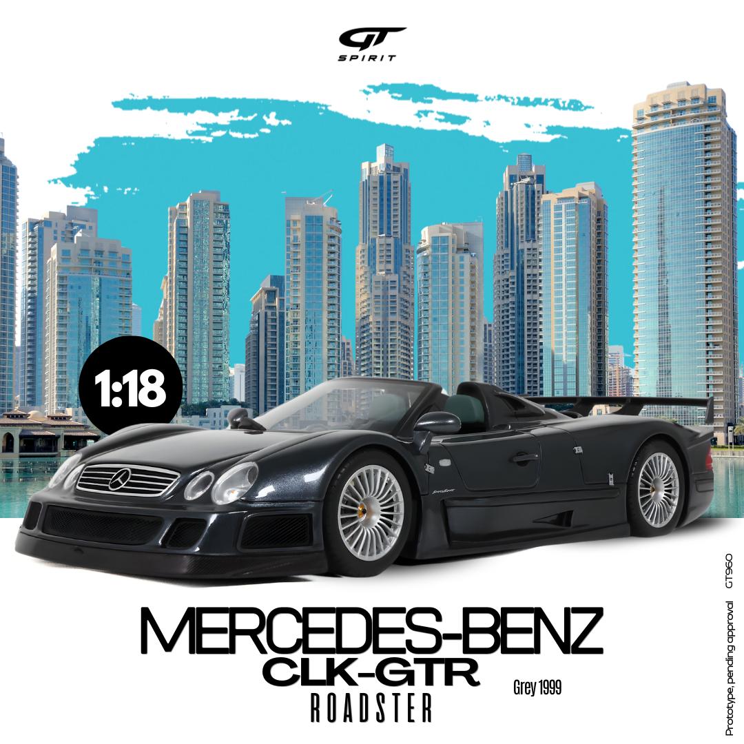 [GT SPIRIT] 1:18 Mercedes-Benz CLK GTR Roadster Grey 1999 [GT960]
