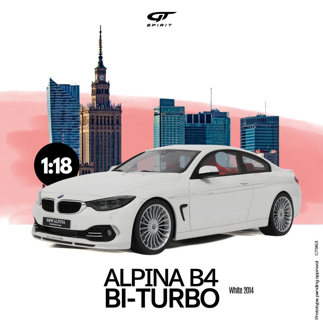 [GT SPIRIT] 1:18 Alpina B4 BI-Turbo White 2014 [GT963]