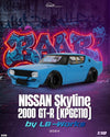 [OTTOMOBILE] 1:18 Nissan Skyline 2000 GT-R (KPGC110) By LB-Works Blue 2024 [OT1210]